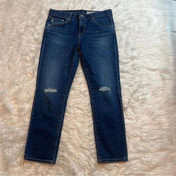 AG Ex-Boyfriend Slouchy Slim Boyfriend Jean 11 Years Interrupted Casual Denim 28 - Picture 2 of 11